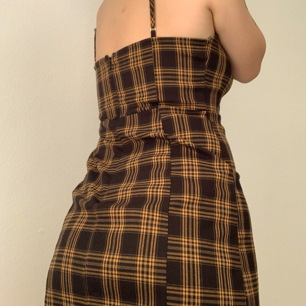 Plaid Short Dress